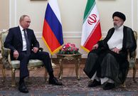 Russian President Vladimir Putin and Iran's President Ebrahim Raisi hold a meeting in Tehran on July 19, 2022.Sergei Savostyanov/AFP/Getty Images