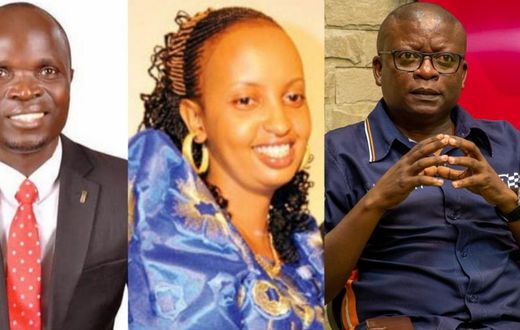 Ronald Mayinja, Aisha and Eddie Sendi