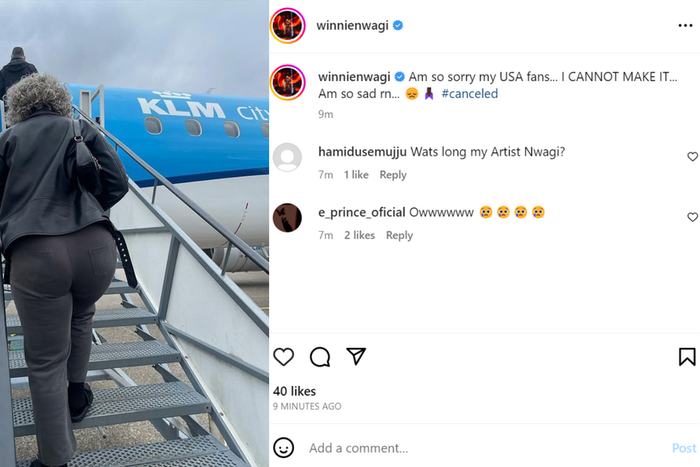 Winnie Nwagi steps on $531 flight to Washington after show cancel scare