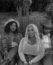 (L-R) Winnie Nwagi, Prima Kardashi and Lydia Jazmine donned cowgirl outfits