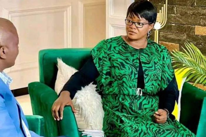 Susan Makula and Pastor Bugingo