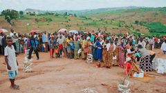 Refugee camp in Uganda