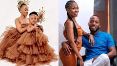 Vinka with daughter and baby daddy