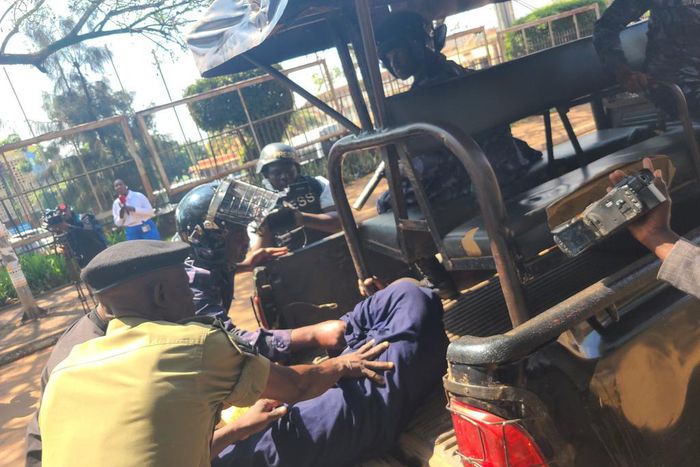 Papa Were being arrested during March to Parliament