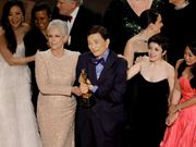 The cast of "Everything Everywhere All at Once" celebrates its Oscars win.Variety/Getty Images