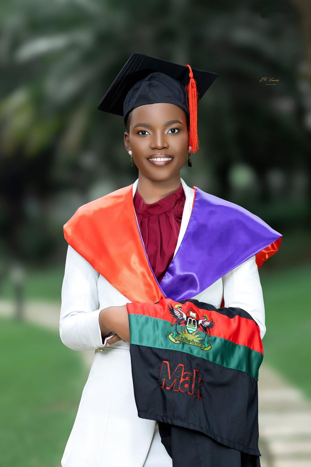 Former Makerere Guild President Shamim Nambassa was among the graduates