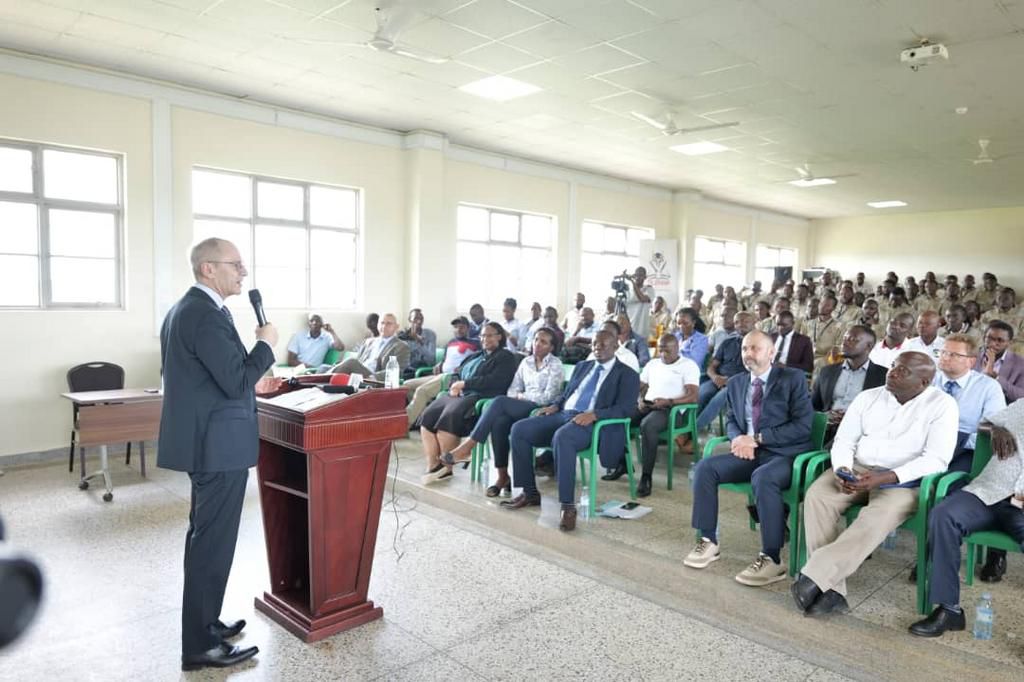 Mr. Philippe GROUEIX, General Manager, TotalEnergies EP Uganda speaking at the launch