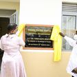 President Yoweri Museveni and Speaker Anita Among at the launch of the health facility