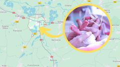 She gave birth to a boy in one of the complex's toilets [Onet]