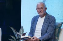 Pastor Garry Skinner speaking at the book launch