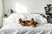 Couple in bed