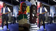 A collage of pictures from the launch