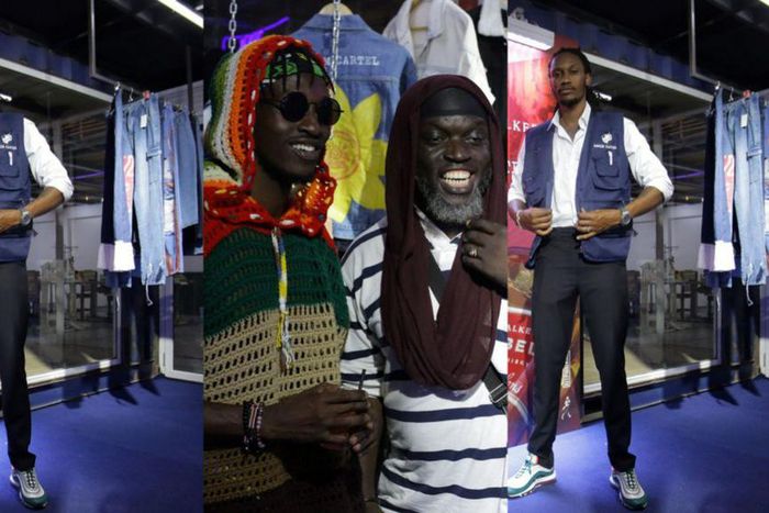 A collage of pictures from the launch