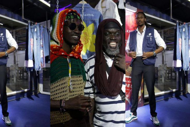 A collage of pictures from the launch