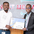 Next Media Chief Marketing Officer receiving the the certificate of appreciation from a MUBs representative