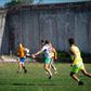 Female and male prisoners play football at Spain's Teixeiro Prison