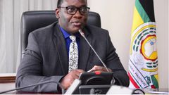 Mathias Mpuuga is refusing to step down from the Parliamentary Commission