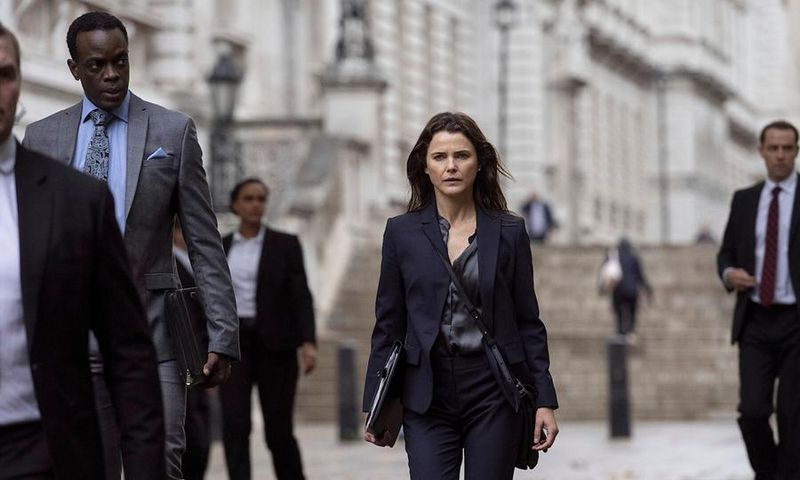 Keri Russell in a scene from Netflix series 'The Diplomat' [Image Credit: Netflix]