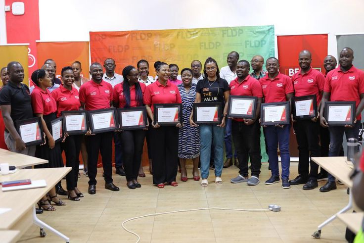 Some of the trainees under the Frontline Leadership Development Programme