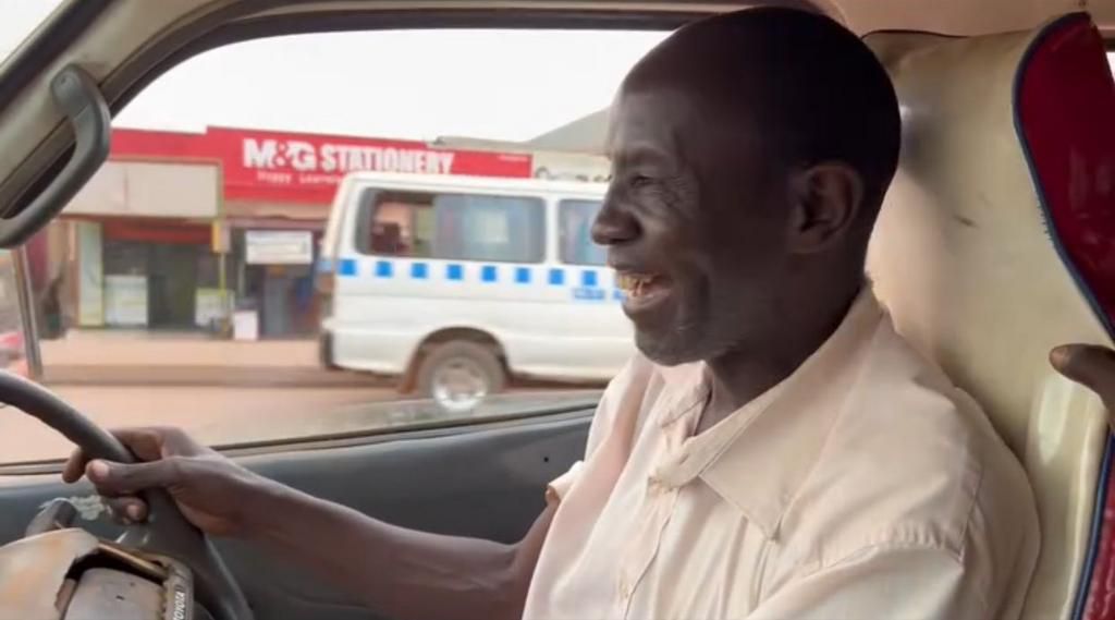 Ssebunya was elated while driving Bobi Wine