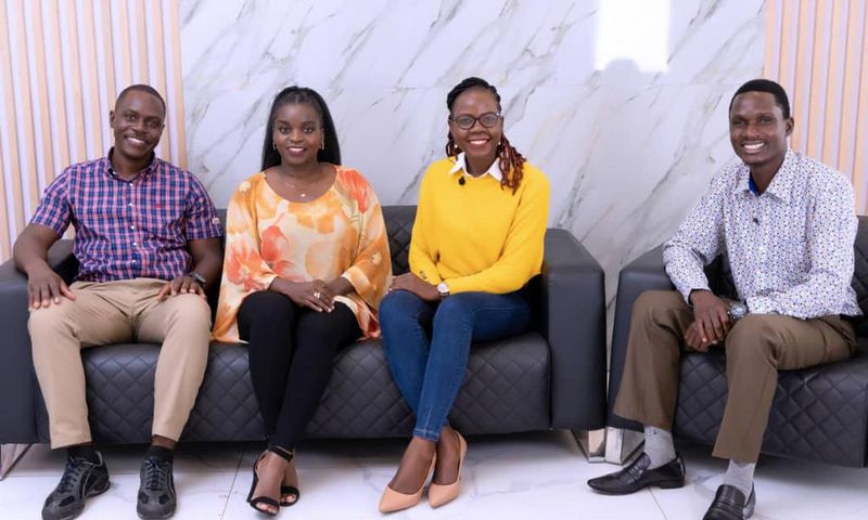 Dr. Mushin Nsubuga, Eleanor Nabwiso, Sheila Aboth and Gordon Mungurick