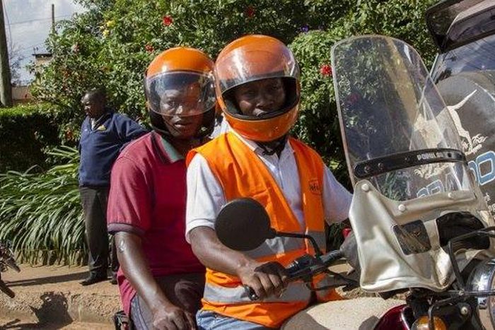 Safeboda motorcyclist