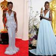 Lupita Nyong'o's dress at the 2024 Oscars was a throwback to the dress she wore at the 2014 Oscars.Mike Coppola/Getty Images; Jeffrey Mayer/WireImage