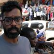 Romesh Ranganathan in down town Kampala