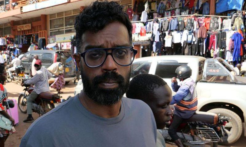Romesh Ranganathan in down town Kampala