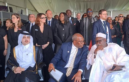 The Ugandan delegation was led by former Prime Minister Dr Ruhakana Rugunda