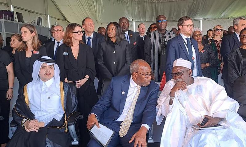 The Ugandan delegation was led by former Prime Minister Dr Ruhakana Rugunda
