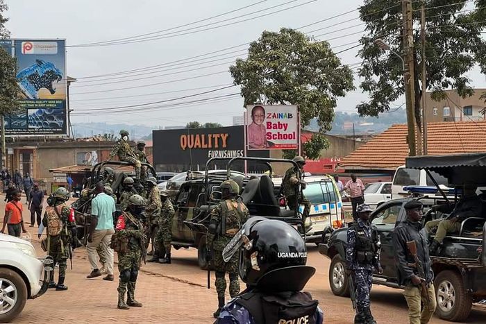 Police deployed at NUP offices