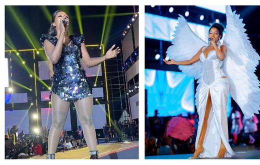 Cindy Sanyu and Sheebah Karungi put up incredible performances