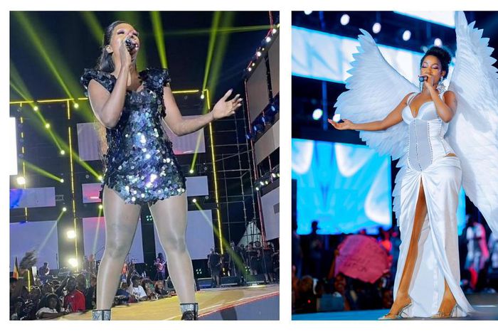 Cindy Sanyu and Sheebah Karungi put up incredible performances