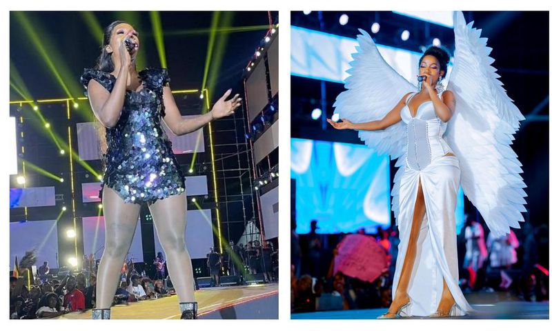 Cindy Sanyu and Sheebah Karungi put up incredible performances