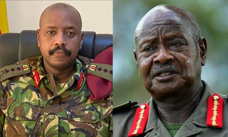 President Museveni and his son Gen Kainerugaba [pan african visions]