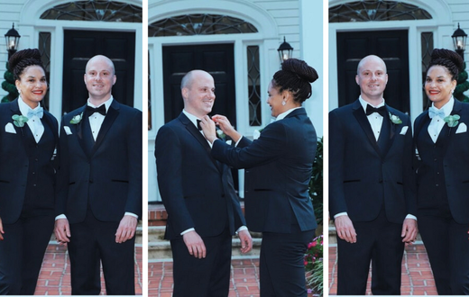 Female Best Man: How Daniella Atim rocked the position at wedding/Instagram