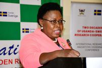 Joyce Kaducu Moriku, the State Minister for Primary Education