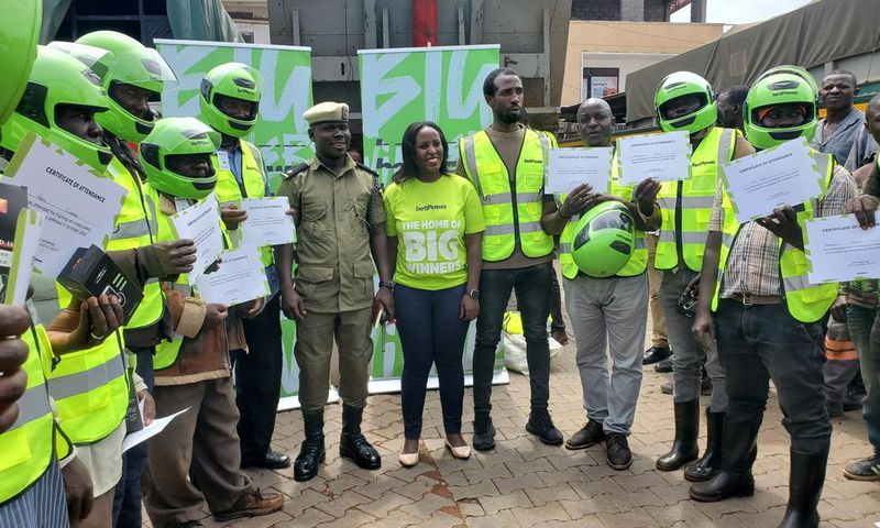 betPawa equips boda boda riders with training and safety gear