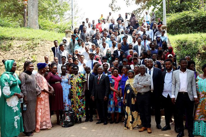 The six-month training has seen refugees from over 10 African countries benefit from a project spearheaded by Dr. Anthony Tibaingana.