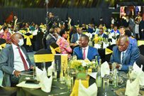 Ministers David Bahati, Keefa Kyofatogabye of Kampala and KCCA Deputy ED David Luyimbazi