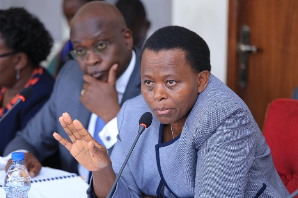 The Head of Public Service and Secretary to Cabinet Lucy Nakyobe