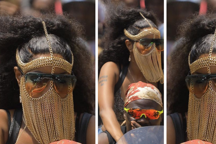 Significance of Sheebah's face chain at the battle press conference and beyond/Instagram