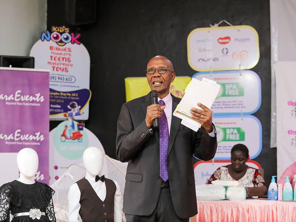 Martin Kiiza the NCA Executive Director speaking at the launch