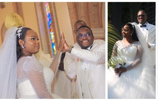 Charles Bbaale Mayiga finally tied the knot with Sonia Nnaabagereka