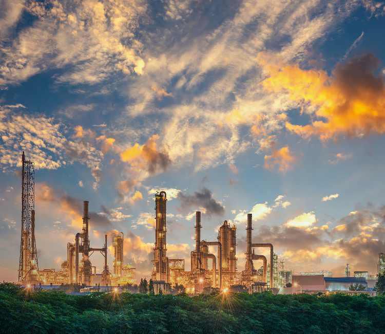 Gas-Oil-refinery