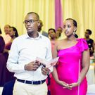 Natasha and her husband Karugire
