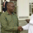 Balaam Baruhagare and President Yoweri Museveni