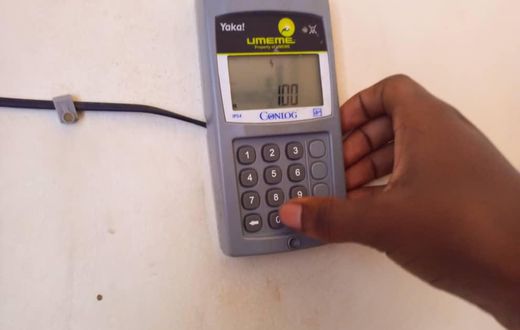 Checking your Yaka number on a Conlog meter