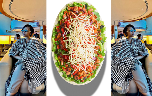 Irene Ntale goes out to Las Vegas for Shs50k beloved Mexican meal/Instagram